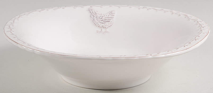 Antiqued Hen Rim Soup Bowl by Pfaltzgraff-1