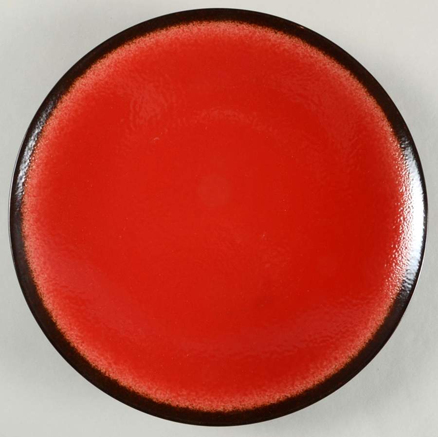 Orion Red Dinner Plate by Pfaltzgraff-1