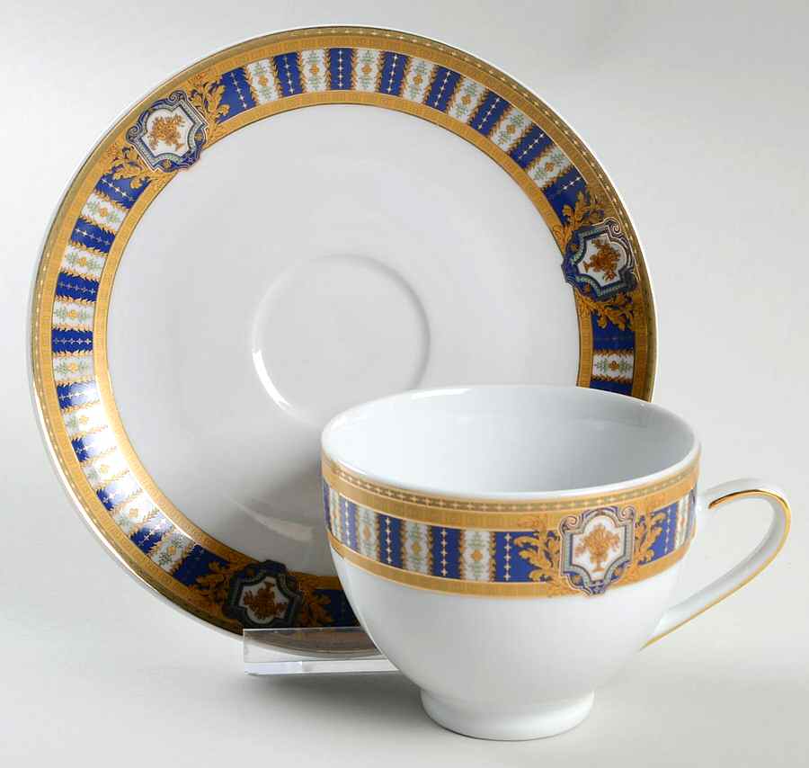 PGE6 Footed Cup & Saucer Set by Pegasus-1