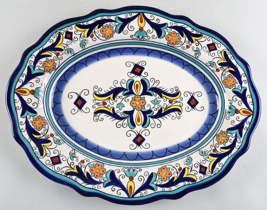 San Marino 18" Oval Serving Platter by Pier 1-1