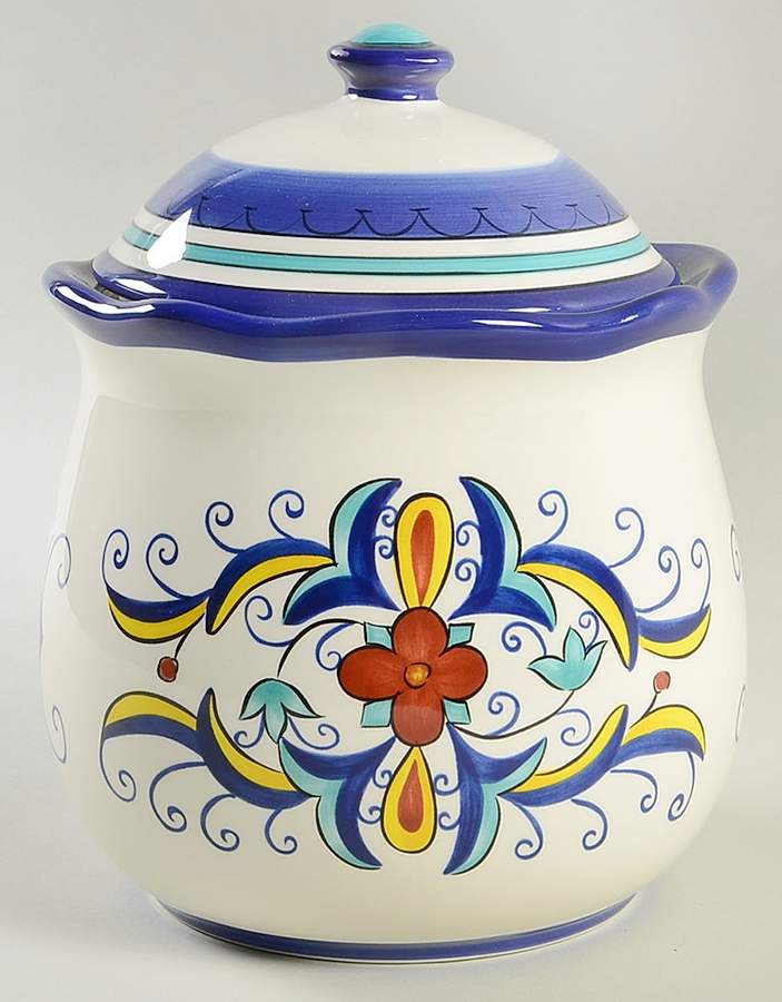 San Marino Cookie Jar & Lid by Pier 1-1