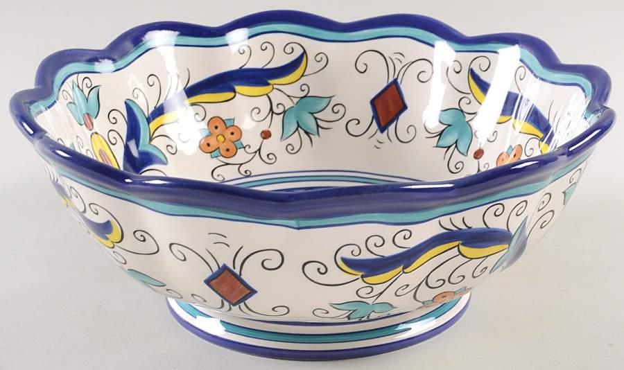 San Marino 11" Round Serving Bowl by Pier 1-1