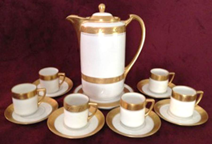 PIC171 Chocolate Cup & Saucer Set by Pickard-1