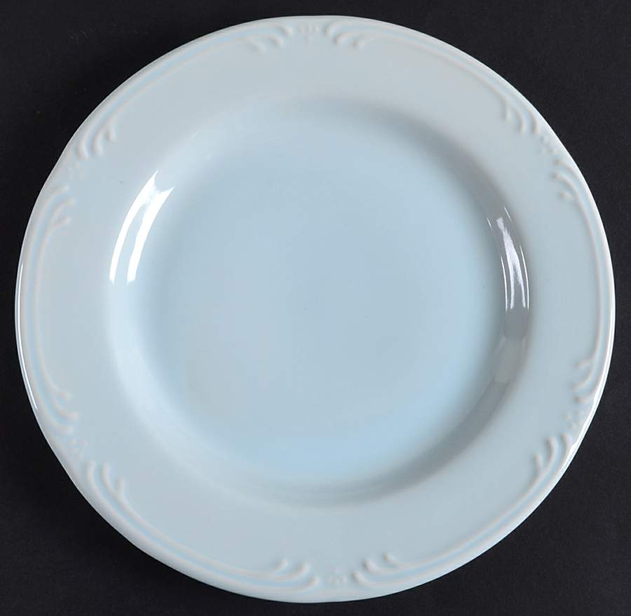 Filigree Powder Blue Salad Plate by Pfaltzgraff-1