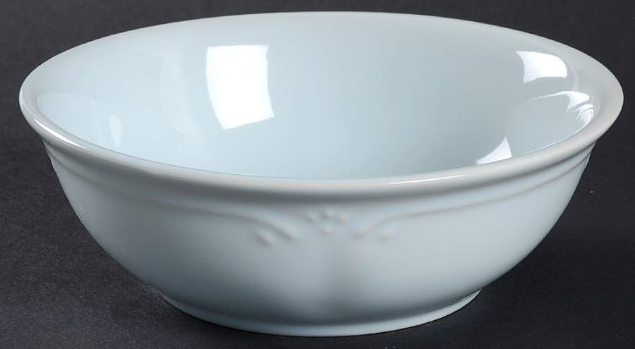 Filigree Powder Blue Soup/Cereal Bowl by Pfaltzgraff-1