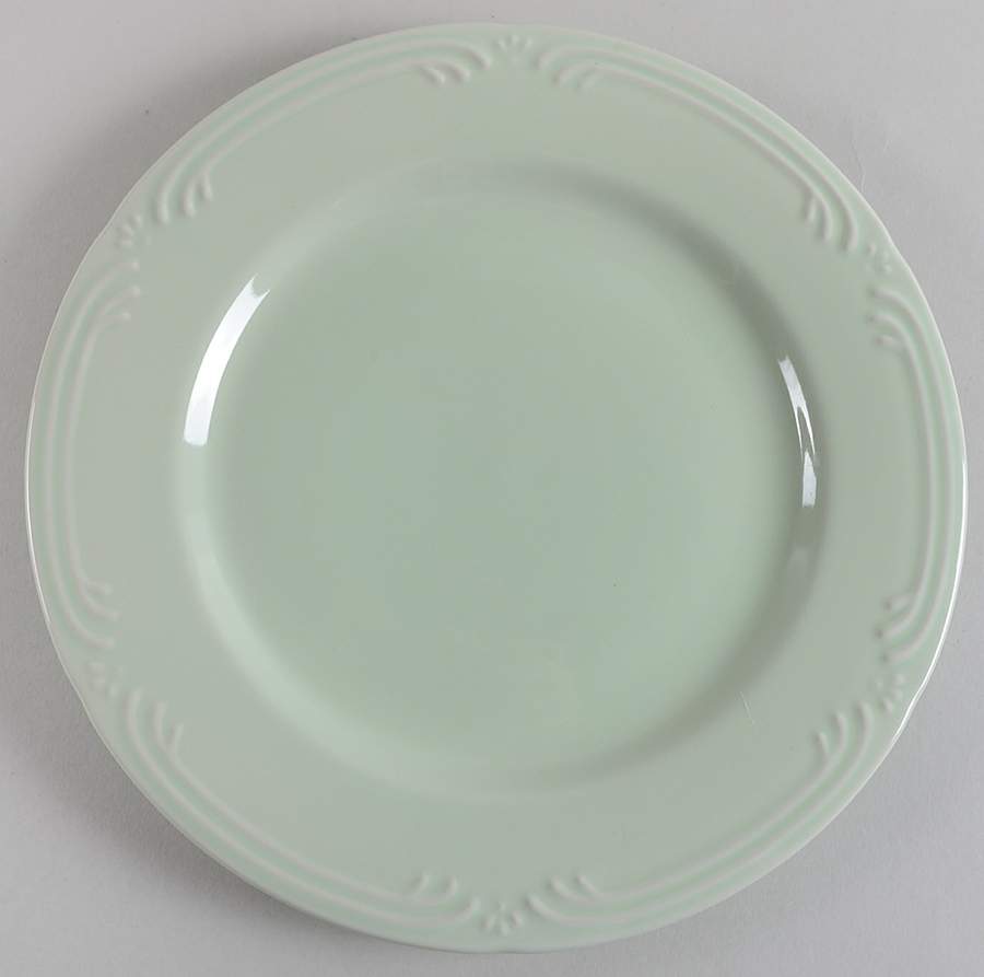 Filigree Sage Green Dinner Plate by Pfaltzgraff-1