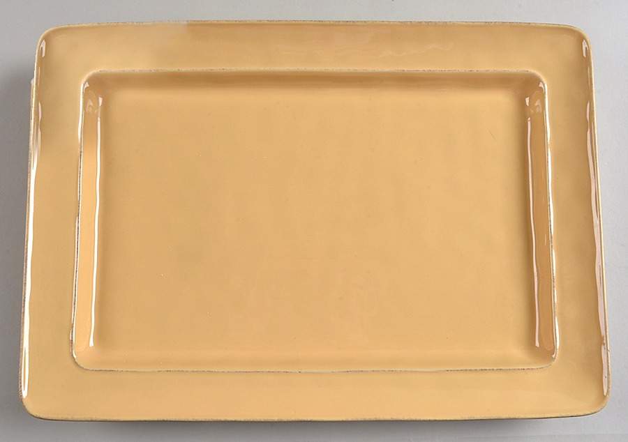 Cambria Butter 16" Rectangular Serving Platter by Pottery Barn China-1