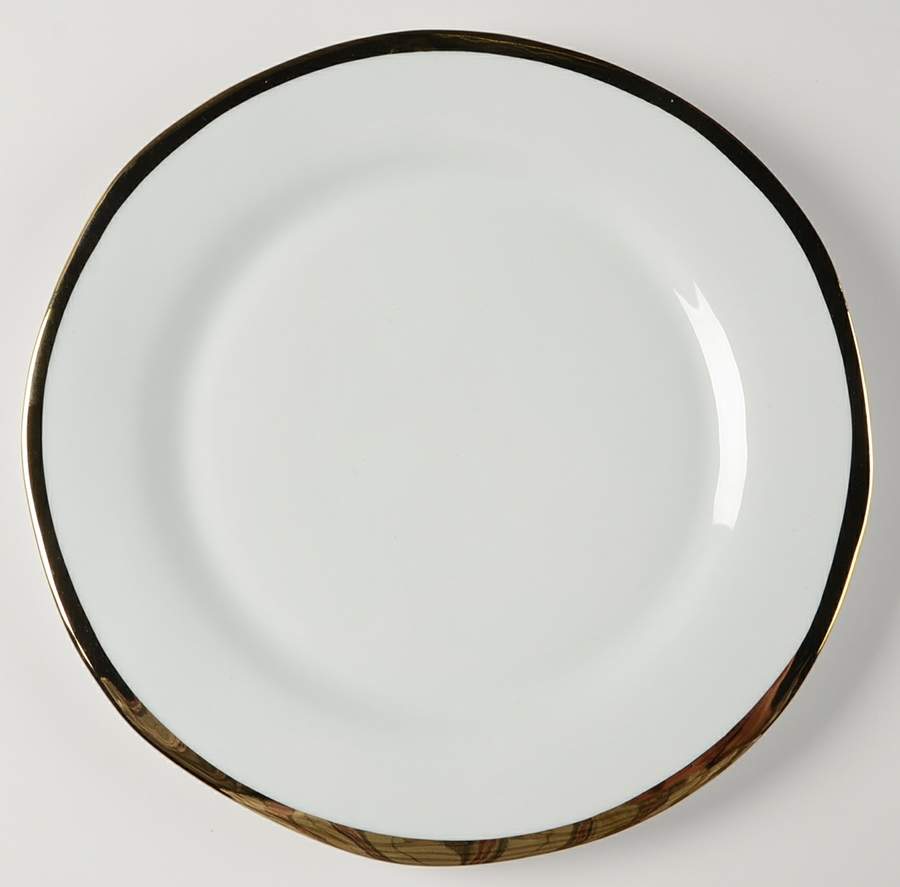 Caroline Gold Dinner Plate by Pottery Barn China-1