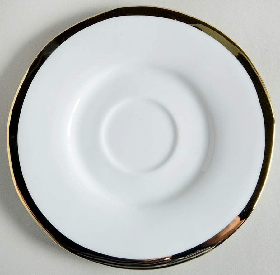 Caroline Gold Saucer by Pottery Barn China-1