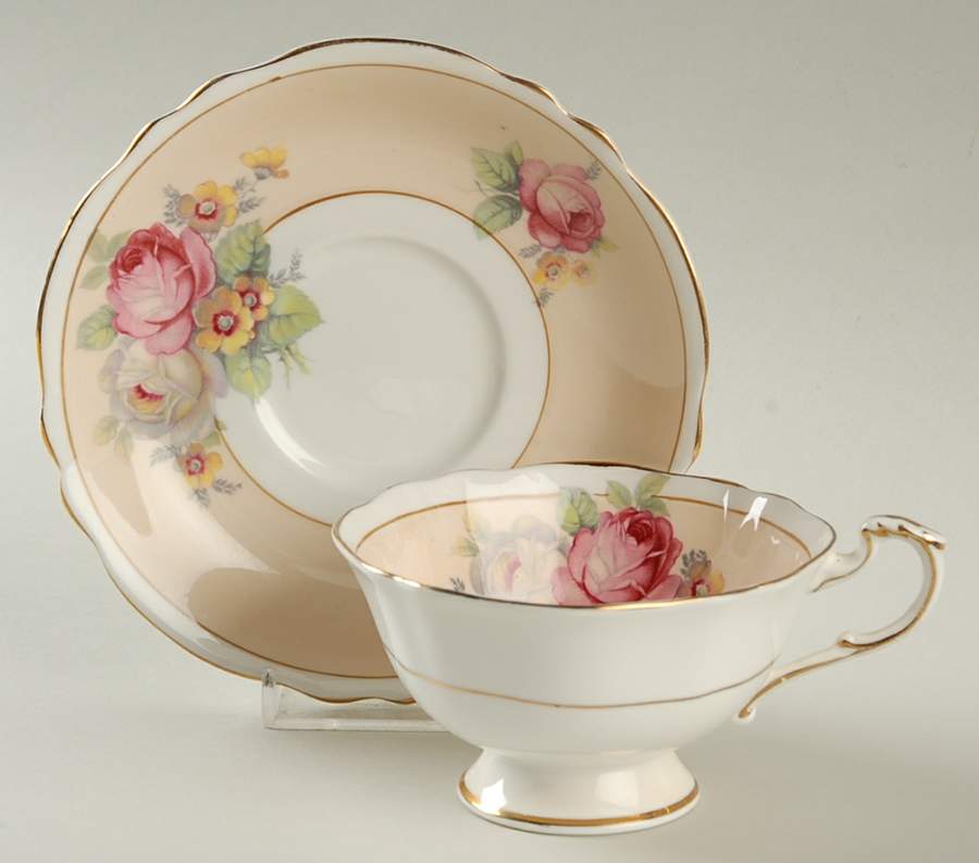 A981-54 Footed Cup & Saucer Set by Paragon-1