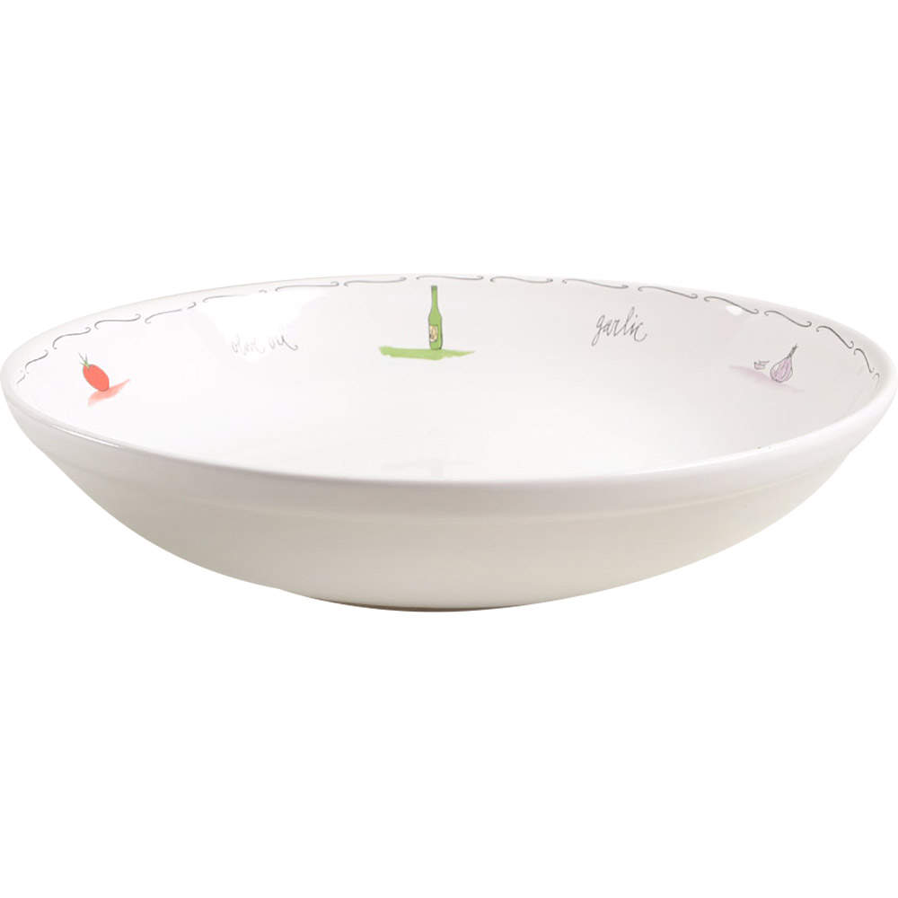 Ingredients Pasta Set 13" Pasta Serving Bowl by Pottery Barn China-1