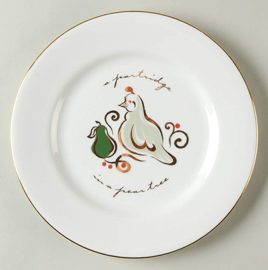 12 Days Christmas Salad Plate by Pier 1-1
