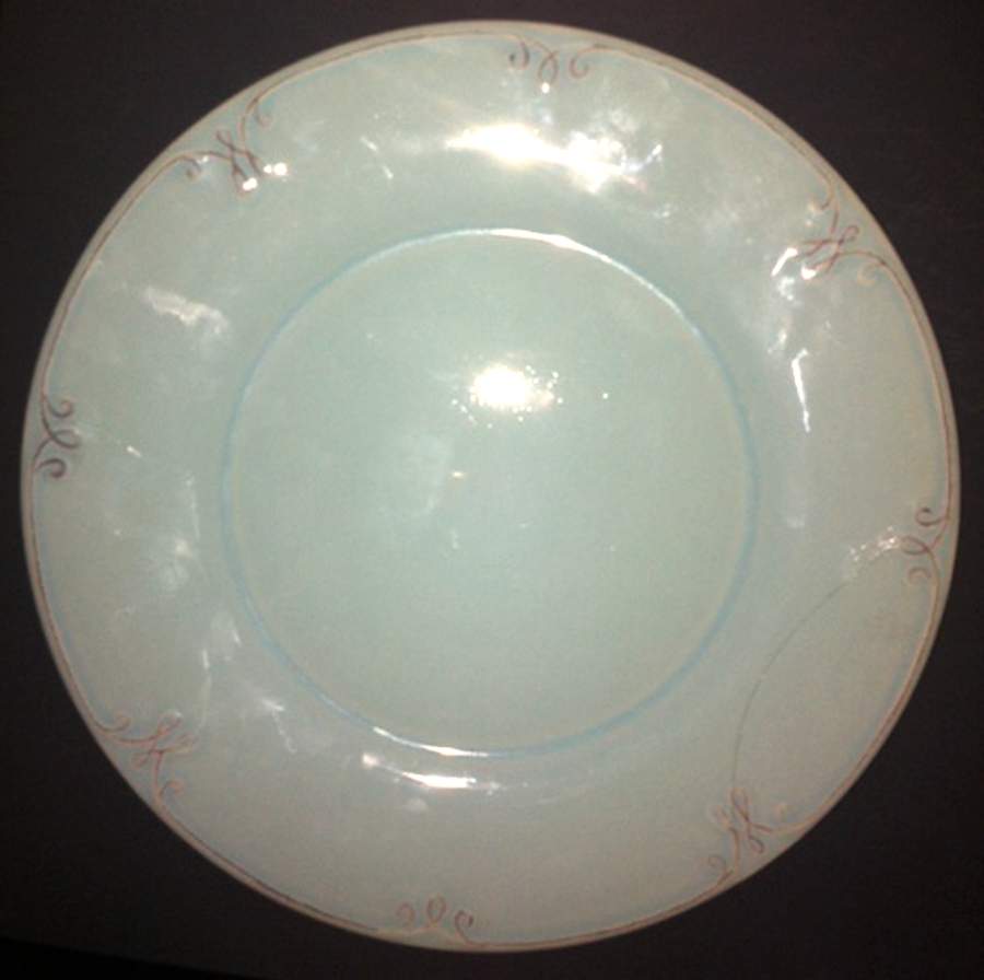 PMZ4 Turquoise Dinner Plate by Primagera-1