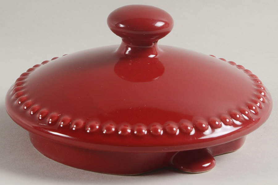 Pavillion Berry Red Lid for Coffee Pot by Princess House-1