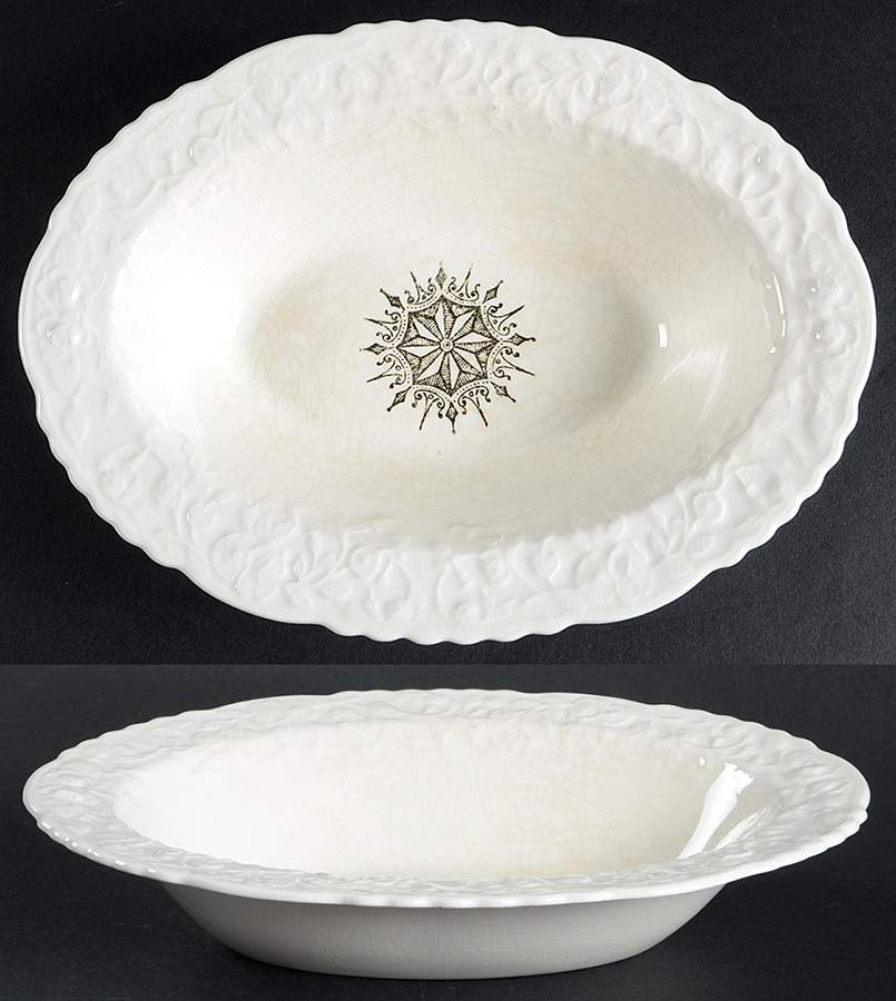 POP322 9" Oval Vegetable Bowl by Pope Gosser-1