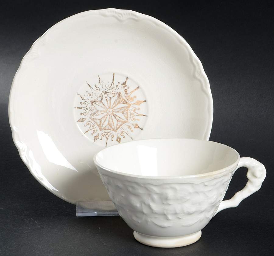 POP322 Footed Cup & Saucer Set by Pope Gosser-1