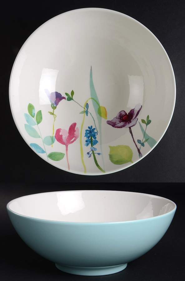 Water Garden 9" Round Vegetable Bowl by Portmeirion-1