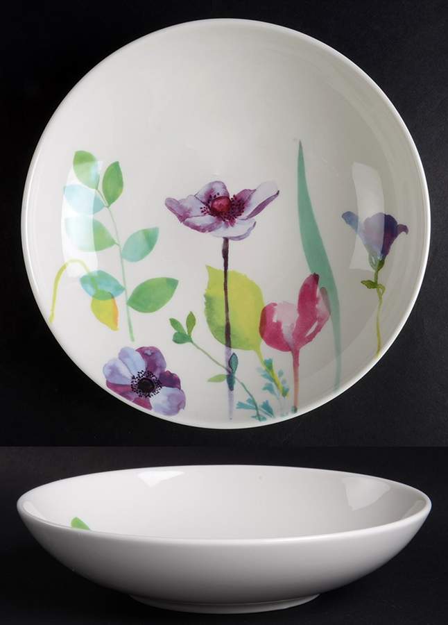 Water Garden 8" Individual Pasta Bowl by Portmeirion-1