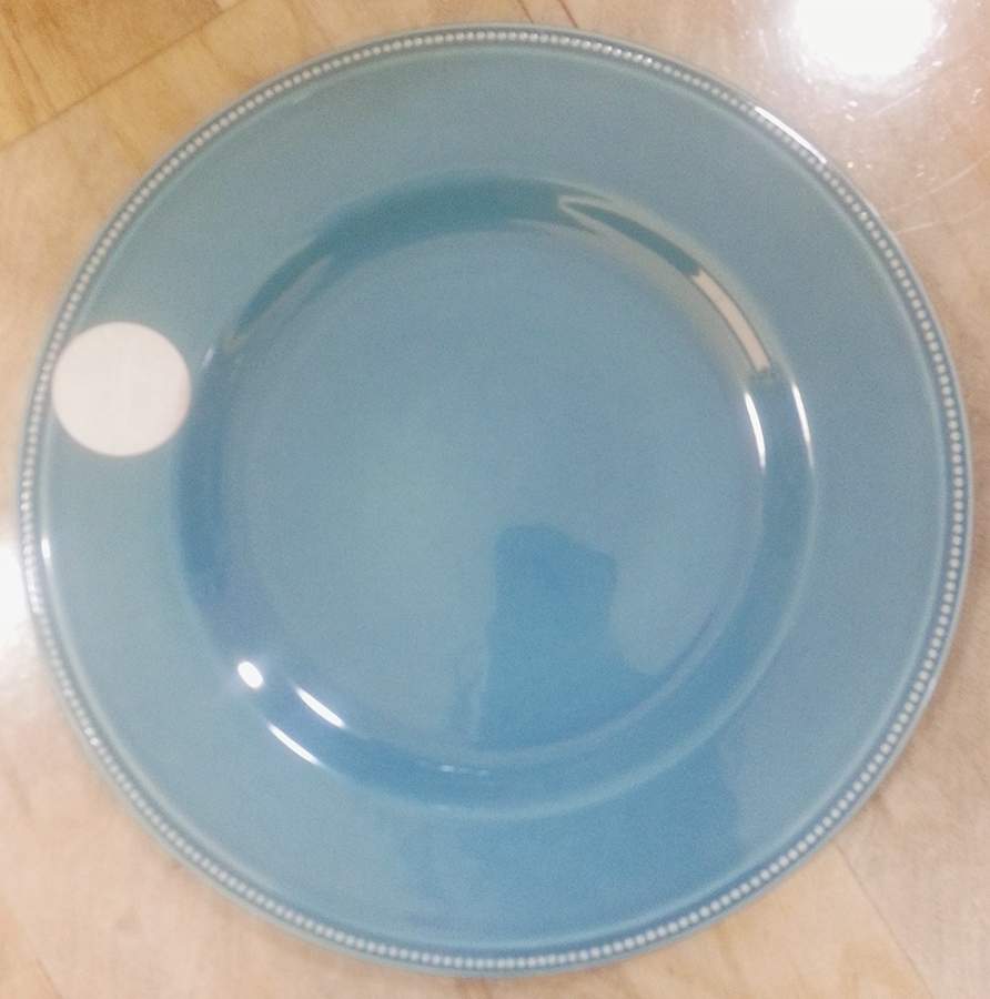 PMZ7 Light Blue Dinner Plate by Primagera-1