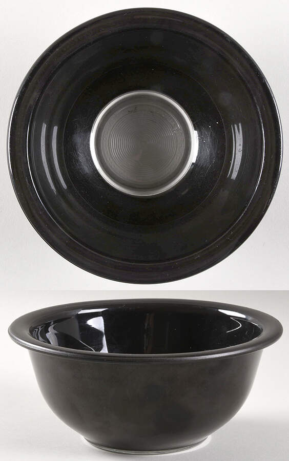 Black & White 7" Mixing Bowl by Pyrex-1