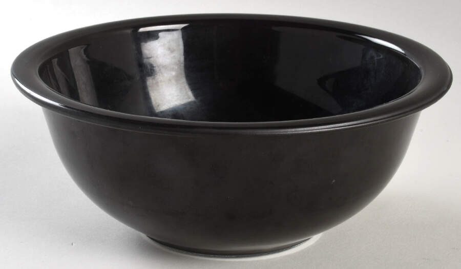 Black & White 8" Mixing Bowl by Pyrex-1