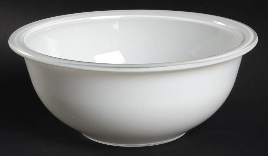 Black & White 8" Mixing Bowl by Pyrex-1