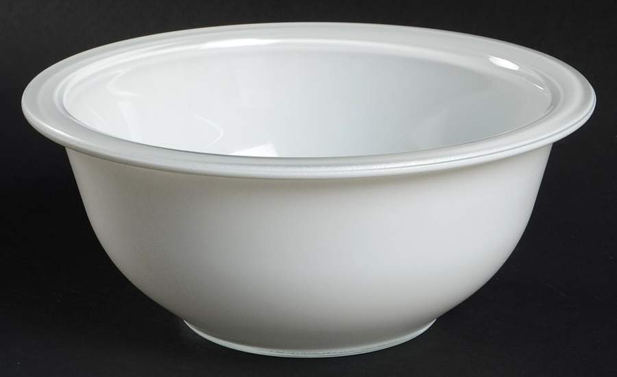 Black & White 7" Mixing Bowl by Pyrex-1