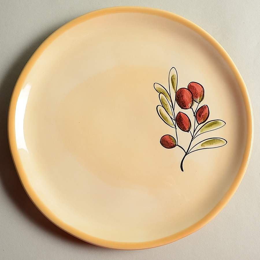 Rustic Olive Salad Plate by Pottery Barn China-1