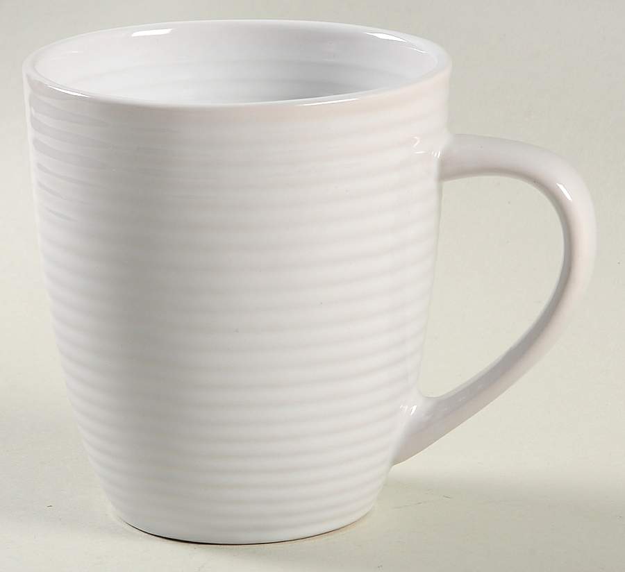 Sierra Gloss White Mug by Pfaltzgraff-1