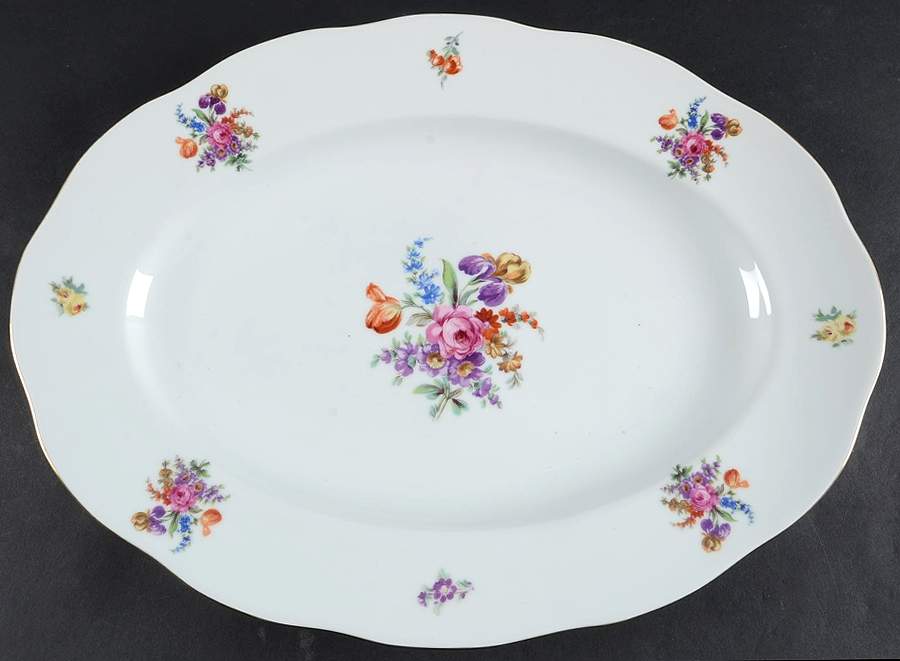PIR218 15" Oval Serving Platter by Pirkenhammer-1