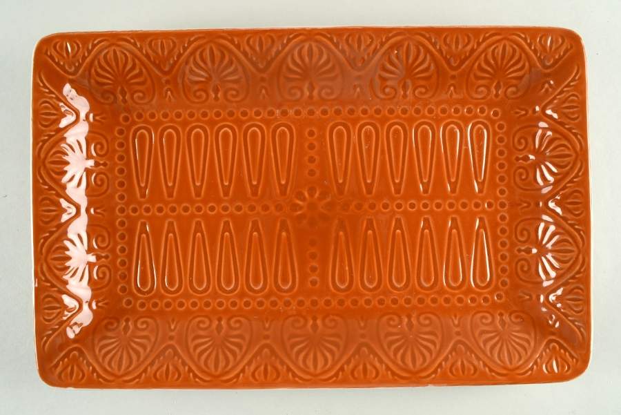 Dolce Spice 14" Rectangular Serving Platter by Pfaltzgraff-1