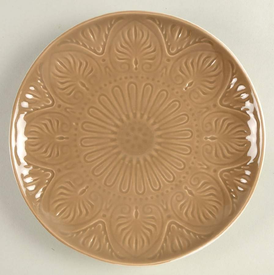 Dolce Latte (Tan) Salad Plate by Pfaltzgraff-1