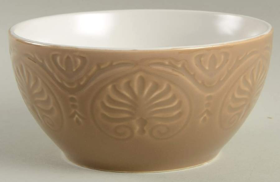 Dolce Latte (Tan) Soup/Cereal Bowl by Pfaltzgraff-1