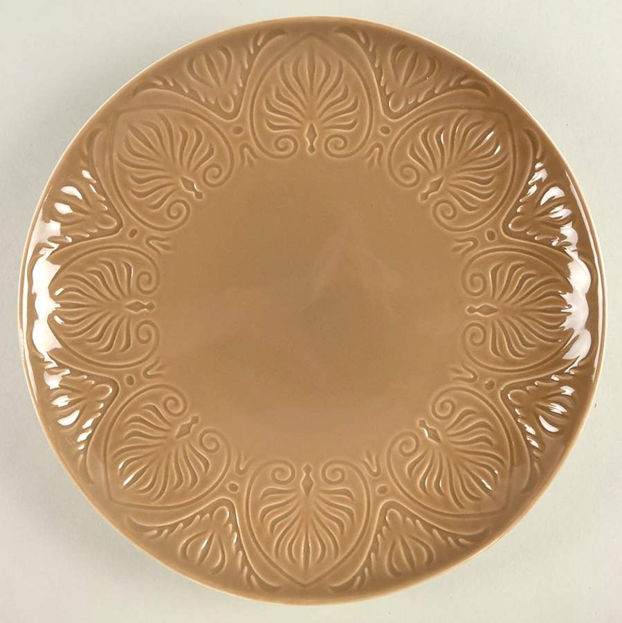 Dolce Latte (Tan) Dinner Plate by Pfaltzgraff-1