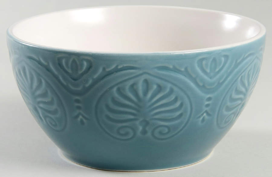 Dolce Turquoise Soup/Cereal Bowl by Pfaltzgraff-1