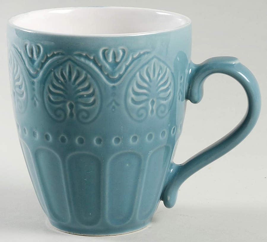 Dolce Turquoise Mug by Pfaltzgraff-1