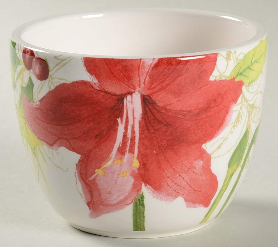 Holiday Floral 4" Nesting Bowl by Paula Deen-1
