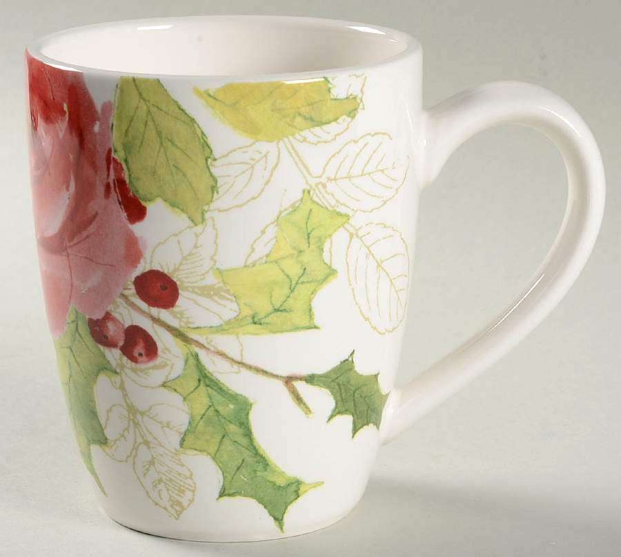 Holiday Floral Mug by Paula Deen-1
