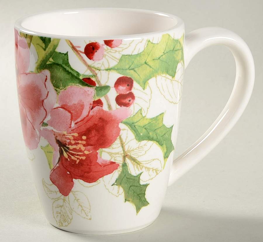 Holiday Floral Mug by Paula Deen-1