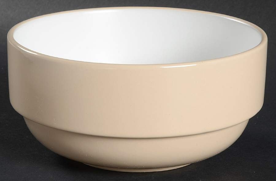 Hudson Tan (Beige) Soup/Cereal Bowl by Pfaltzgraff-1