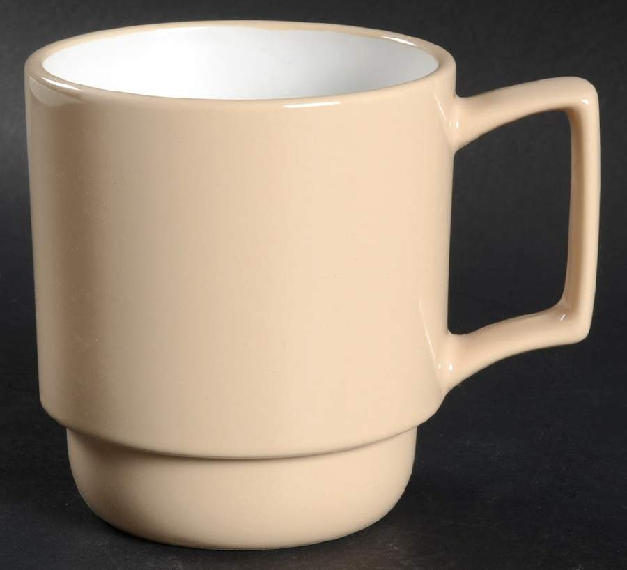 Hudson Tan (Beige) Mug by Pfaltzgraff-1
