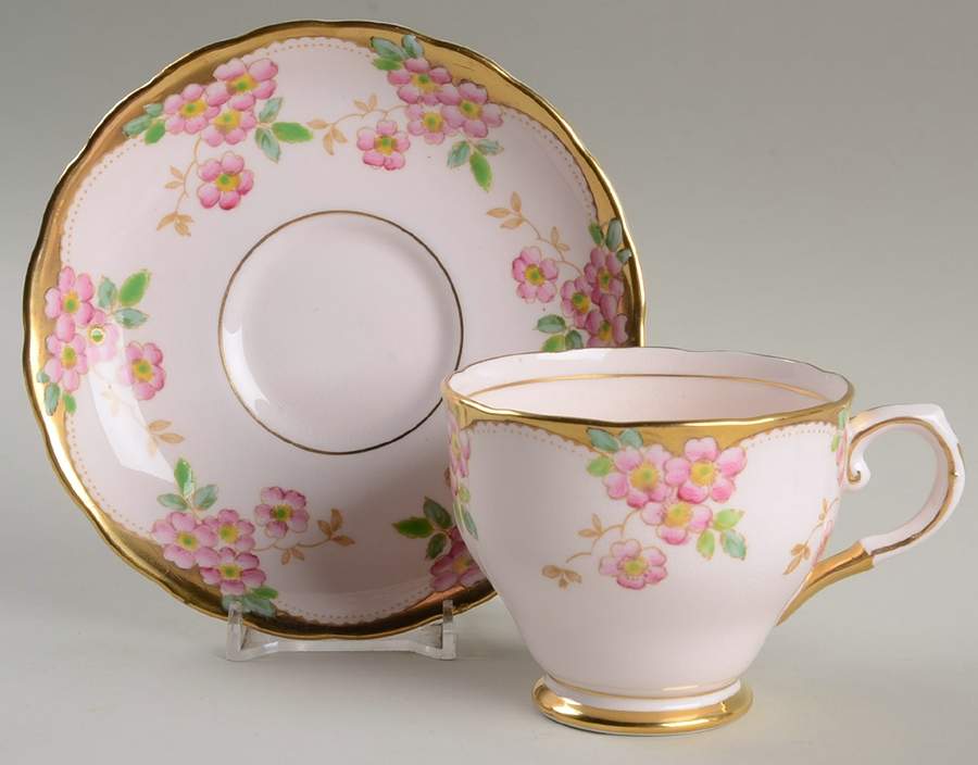 A1383 Footed Cup & Saucer Set by Paragon-1