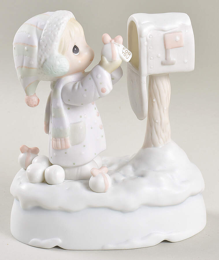 I'M Sending You a White Christmas Butterfly-I'm Sending You A White Christ - Butterfly Trademark, No Box by Precious Moments-1