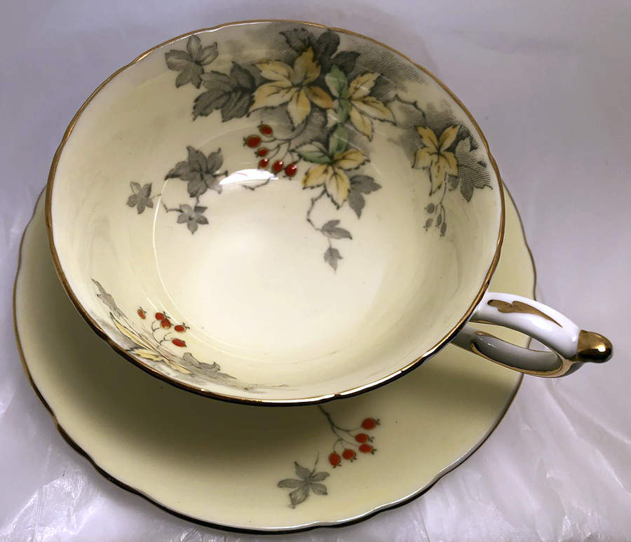 Loretta Footed Cup & Saucer Set by Paragon-1