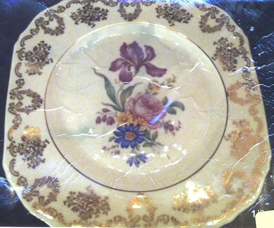 PUL27 Square Salad Plate by Pfeiffer & Lowenstein-1