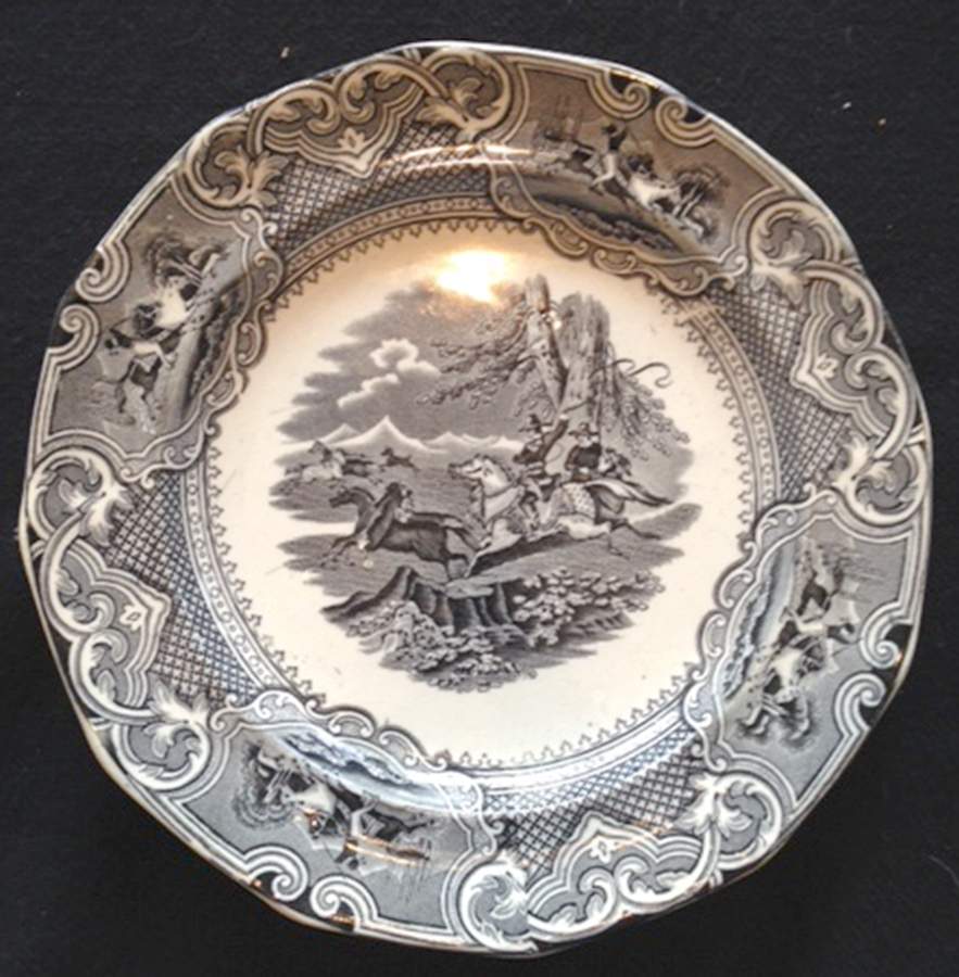 Lasso Dinner Plate by Petrus Regout & Co-1