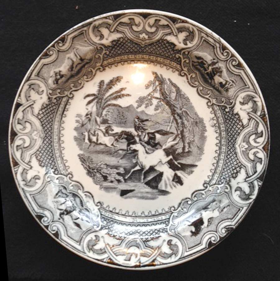 Lasso Dinner Plate by Petrus Regout & Co-1