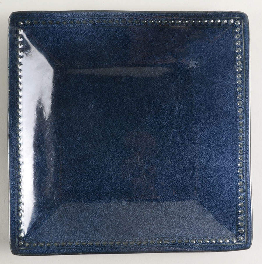 Spice Route Indigo Square Salad Plate by Pier 1-1