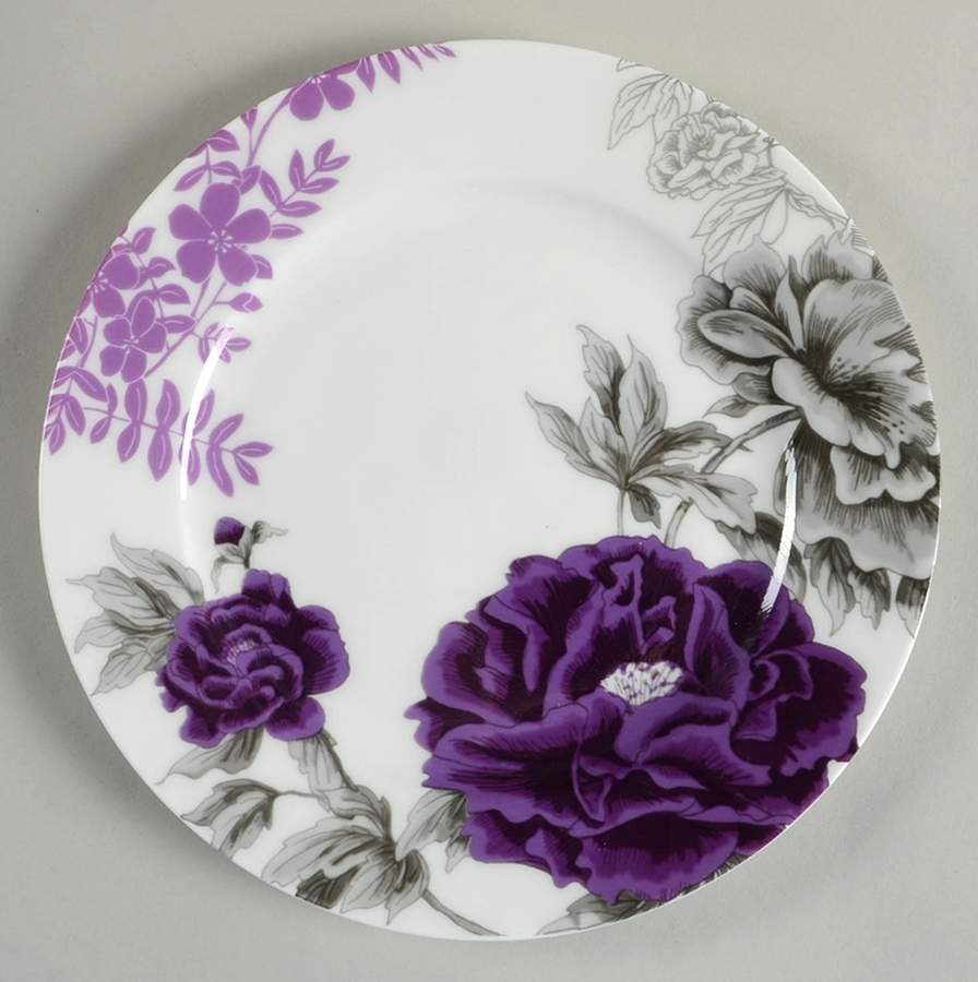 Peony Salad Plate by Portobello By Inspire-1