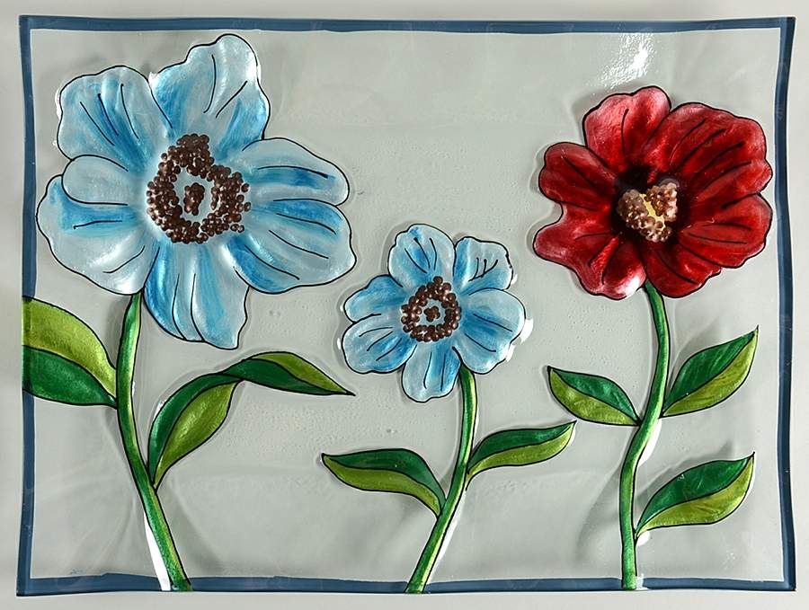 Harker 17" Glassware Rectangular Platter by Pfaltzgraff-1